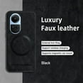 thumbnail image 3 of ELEHOLD PU Leather Case For Samsung Galaxy A05 Slim Magnetic Shockproof Cover, [MagSafe Compatible], [Lens&Screen Protection], Drop protection Case - Black, 3 of 11