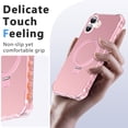 thumbnail image 5 of Designed for iPhone 16 Case with Magnetic Invisible Kickstand, Compatible with MagSafe Military-Grade Protection Shockproof Matte PC Cover for iPhone 16 for Women Men, Pink, 5 of 6