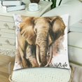 thumbnail image 3 of MKHERT Elephant Throw Pillowcase Pillow Cover Cushion Couver 18x18 inch, Set of 2, 3 of 3