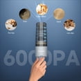 thumbnail image 6 of GOOLOO V7 Mate Car Vacuum Cleaner Cordless Portable Lightweight High Power Handheld Vacuum Cleaner for Car , with Washable HEPA Filter for Desk Home Pet,Gray, 6 of 11