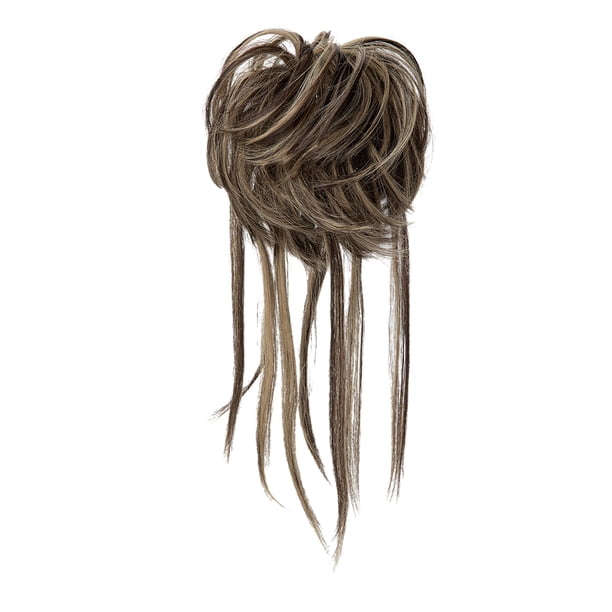 Jumpingount Moño de cola de caballo de fibra peinado multiusos esencial para mujeres extensión de cola de caballo cabello rizado señoras 6h24b Type3 NO3