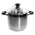 thumbnail image 2 of 20 Quart Stainless Steel Stock Pot with Lid - Heavy Duty Double Encapsulated Base - Large Stockpot for Soup, Pasta, Chili & More - Kitchen Cookware, 2 of 7