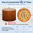 thumbnail image 2 of Linen Drum Lampshades Grunge rusty orange brown metal steel stone texture panorama 13"x13"x10" Light Shade for Table Lamps Floor Lamp Shades Lampshade Replacement Assembly Required, 2 of 8