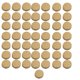 thumbnail image 1 of Billuyoard Paquete de 50 damas de madera, troncos redondos, círculos de en blanco, juguetes para niños, artes y manualidades, juegos de ajedrez, Artesanía Billuyoard HA012705-00, 1 of 6