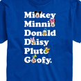 thumbnail image 3 of Mickey & Friends - Character Logo - Men's Short Sleeve Graphic T-Shirt, 3 of 5