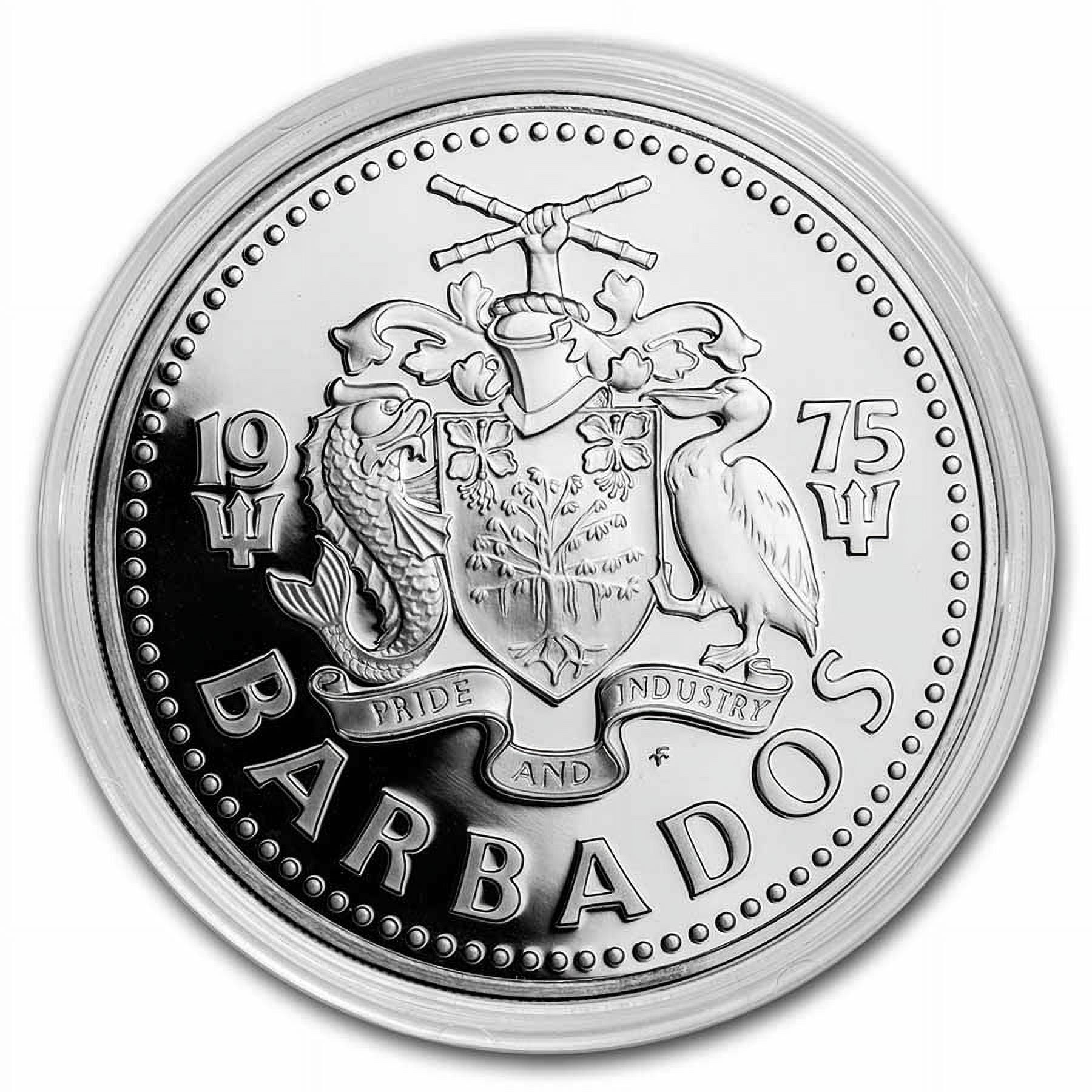 バルバドス　5ドル 銀貨　1973年 BARBADOS FIVE DOLLARS 5 Dollars - Elizabeth II (Set Issue; Silver Proof