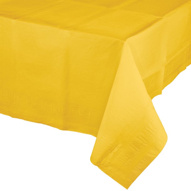 School Bus Yellow Paper Tablecloths, 3 Count - Walmart.com