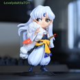 thumbnail image 3 of LovelydahliaTOY Inuyasha Anime Figura De Acción Juguetes Q Versión Setsuna Sesshomaru Model AWNW, 3 of 4