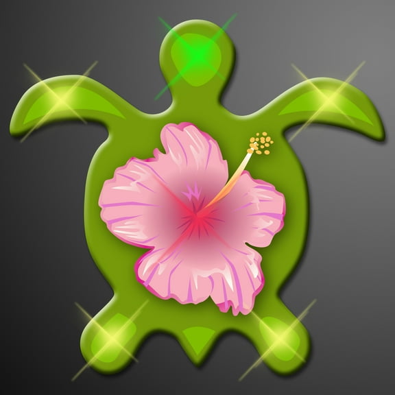 FlashingBlinkyLights Sea Turtle Light Up Flashing LED Lapel Pins