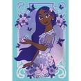 thumbnail image 2 of Girl's Encanto Isabela Pretty in Purple Graphic Tee Tahiti Blue Medium, 2 of 4