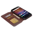 thumbnail image 5 of Coolpad Revvl Plus Case, Coolpad Revvl Plus Wallet Case, PU Leather Wallet Flip Protective Case Cover with Card Slots and Stand for Coolpad Revvl Plus - Brown, 5 of 5