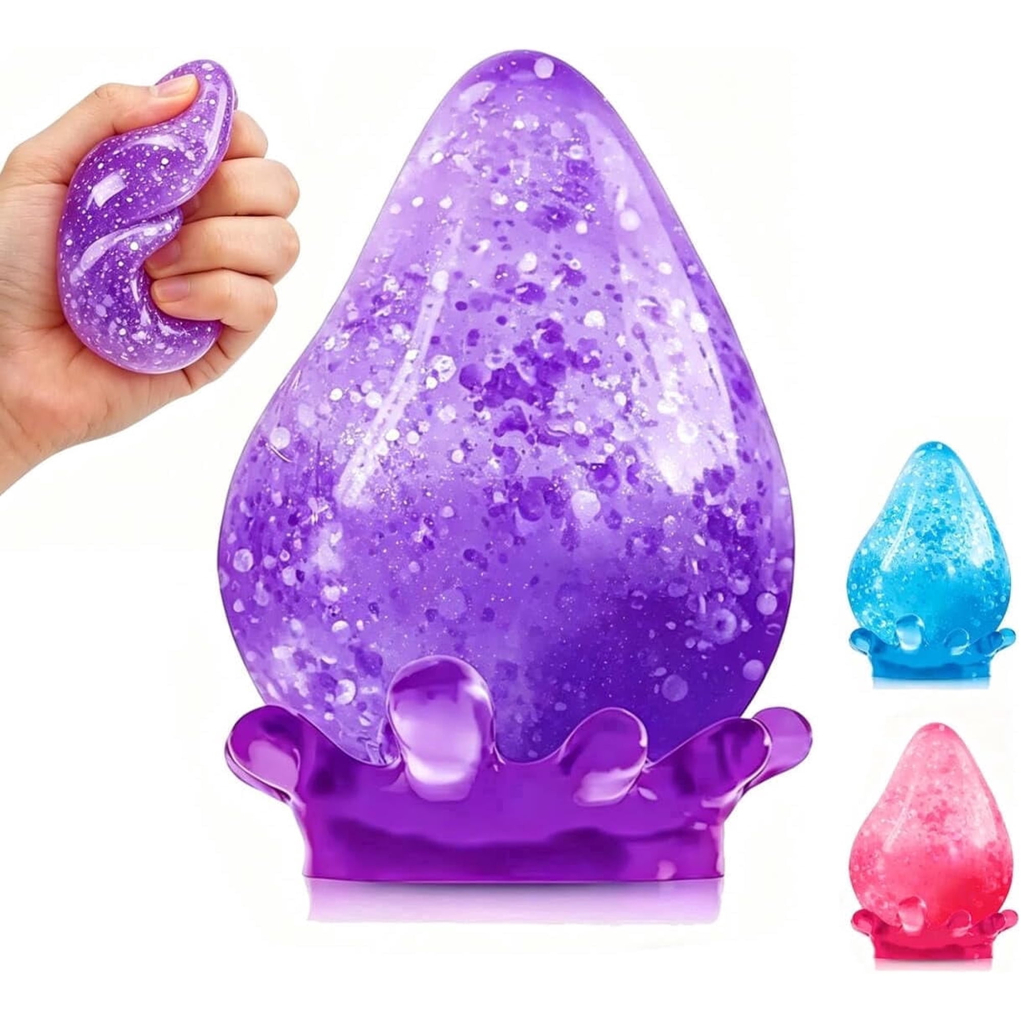 Smartology Stress Relief Sensory Water Drop Stress Ball Purple (1 Piece)