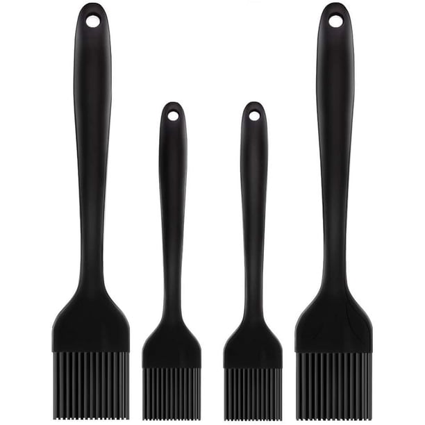 Pinceles para untar de silicona de grado alimenticio, juego de brochas para repostería, salsa, aceite, mantequilla, adobos, resistentes al calor, cepillos para barbacoa, herramientas de cocina, aptos