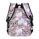 thumbnail image 4 of Fotbe Owl And Floral Mochila Casual con Estampado para Escuela, Viajes y Actividades al Aire Libre - Duradera, Ligera y Cómoda, 4 of 5