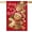 Red Gingerbread Man, variant on Christmas Gingerbread Man House Flag 28x40 Inch Double Sided Candy Cane Red Merry and Bright Holly Berries Large Garden Flag Winter Seasonal Holiday Yard Outdoor Outside Decoration
