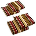 thumbnail image 2 of Blazing Needles Outdoor All Weather UV Resistant 4-Piece Patio Chair Cushion Set, 2 of 3