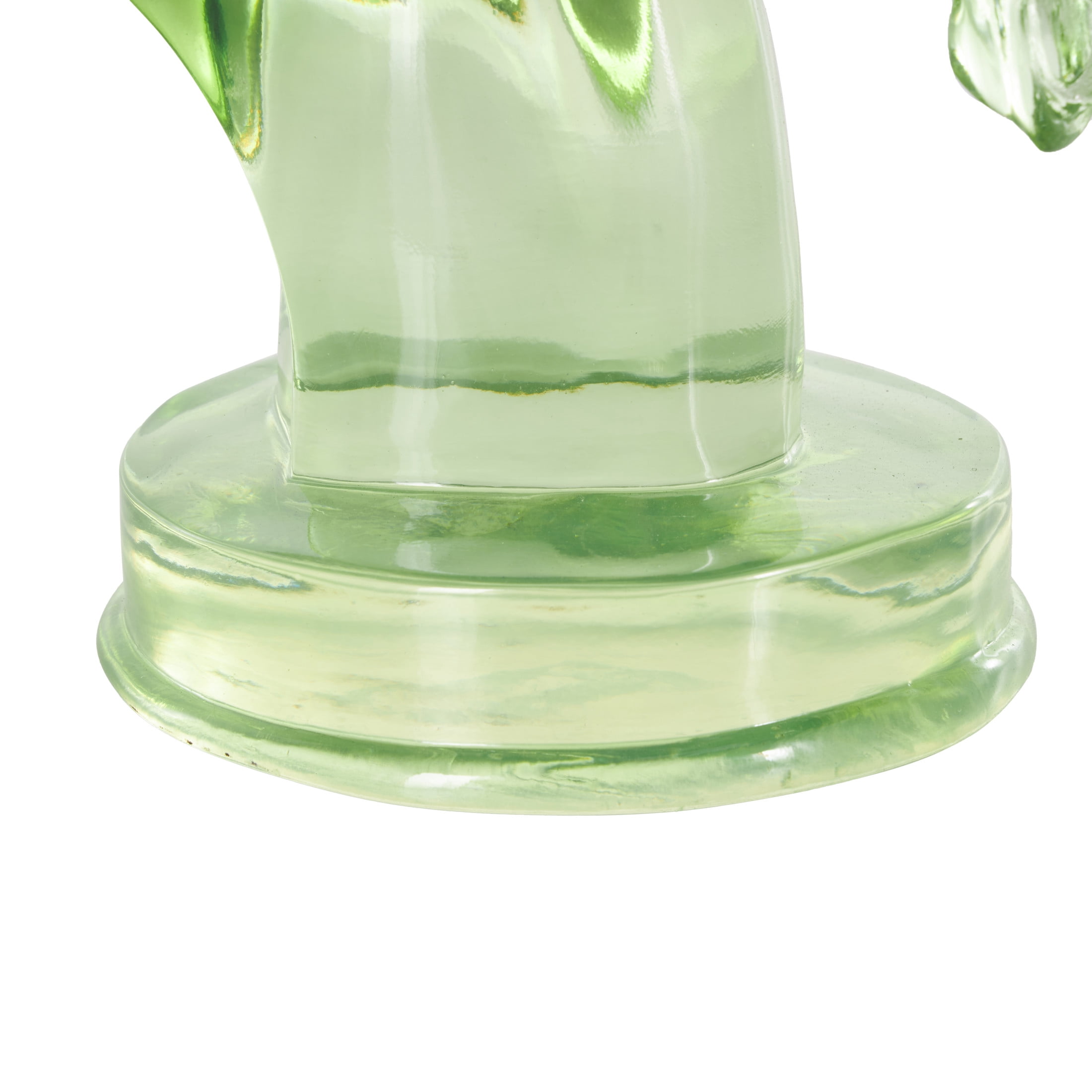 6" x 13" Green Resin Tinted Horse Sculpture, by DecMode