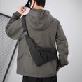 thumbnail image 2 of Bolso Bandolera Pecho Delgado para Hombres Con Correa Ajustable Hobo, 2 of 9