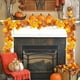 thumbnail image 2 of Seyotauo Fall Maple Garland - 6.5 FT/Pcs Autumn Hanging Fall Leave Vines for Home Garden Wedding Party Thanksgiving Dinner Fireplace Door Frame Doorway Backdrop Christmas Decor, 2 of 7