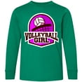thumbnail image 3 of Inktastic Volleyball Girl Long Sleeve Youth T-Shirt, 3 of 5