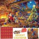 thumbnail image 2 of Rompecabezas de calendario de Adviento - Regalo de rompecabezas de cuenta regresiva de Navidad - 24 cajas de rompecabezas de vacaciones para adultos y niños(Rojo)(1 pieza), 2 of 5