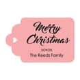 thumbnail image 1 of 100 PCS Custom Made Hang Paper Tags Personalized Celebrating Merry Christmas Gift Tags, 1 of 1