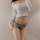 thumbnail image 3 of Gibobby Conjunto de lencería de encaje Día de San Valentín Día de San Valentín Bragas de malla ahuecadas de encaje sexy para mujer Calzoncillos de niña con inferior de al(Verde, M), 3 of 5