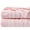 Pink, variant on Ntbay 100% Cotton Cable Knit Throw, Super Soft Warm Knitted Blanket Home Decor, 51"x67", Baby Pink