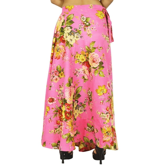"Reversible Dress Cotton Magic Wrap Skirt Plus Size Long 37"" Sari Tube Sarong"