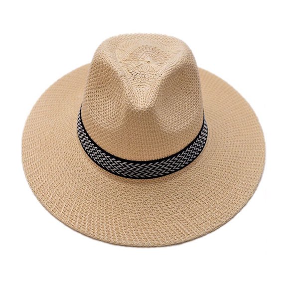 bestolf Sun Hat with Wide Brim Retro Hat Sun Protection Mesh Design Foldable Hat for Travel Fishing