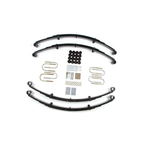 ZoneOffRoad 19871995 Fits Jeep Wrangler YJ 2 inch Leaf Spring Lift Kit