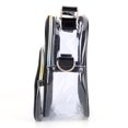 thumbnail image 2 of Bolso transparente de PVC para mujer, impermeable, transparente, para vacaciones (negro), 2 of 9