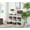Brown and White, variant on Large Fabric Storage Baskets 54.5L Laundry Organizer Bins with Handles, Jumbo 17" x 13" x 15" – Nursery, Toy, Cloth, Linen, Closet Storage Bins, Grey and White, 3-Pack