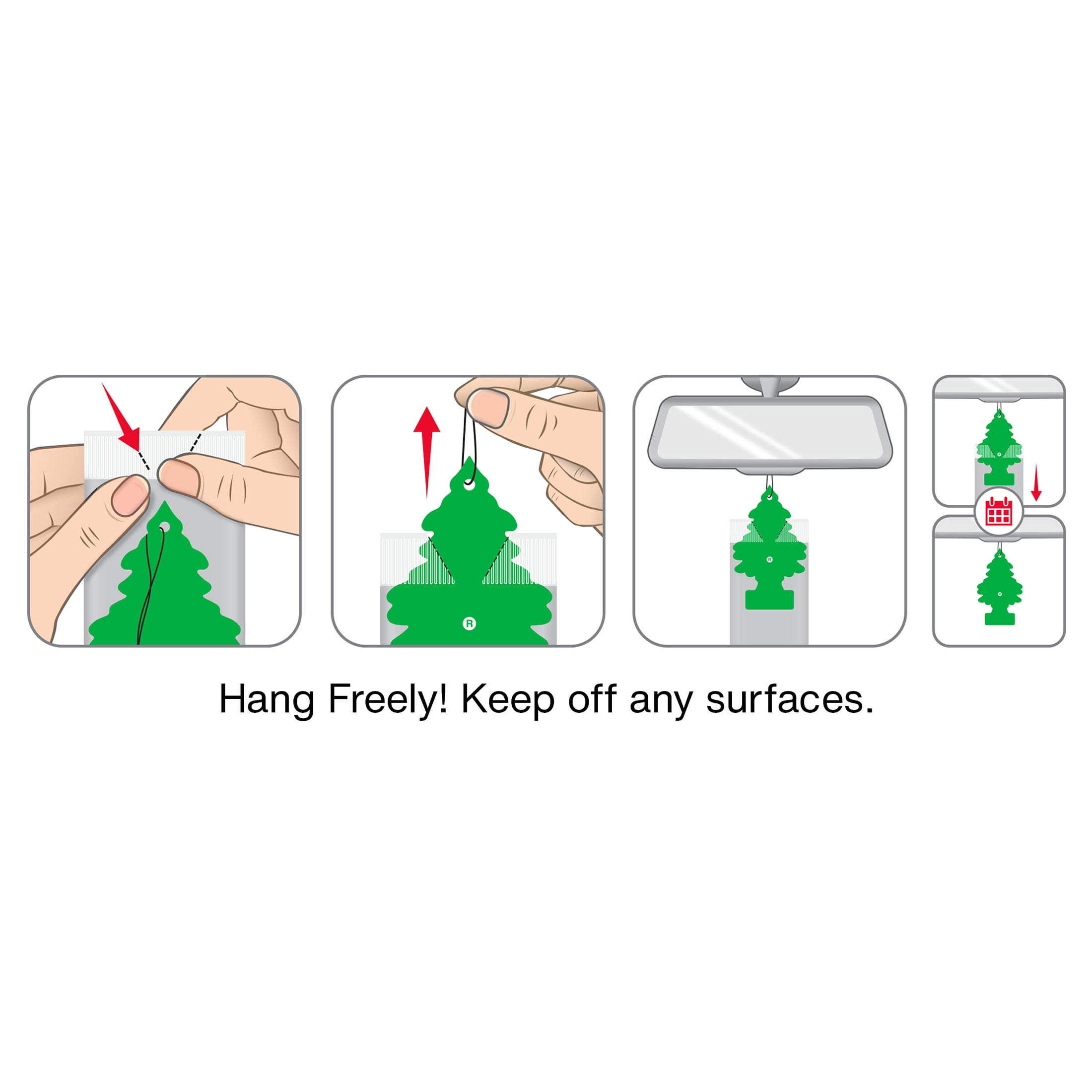 Little Trees Air Freshener Mango Berry Smoothie Fragrance 3-Pack