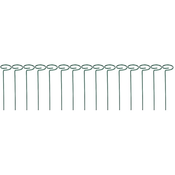 HOMEMAXS 15 Pcs  Garden Plant Support Stakes Plants Flowers Support Stakes Plant Cage Support Stakes for Vegetable