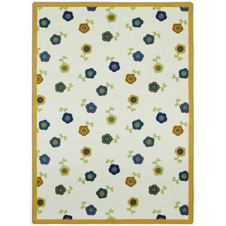 

Awesome Blossom Bold 7 ft.8 in. x 10 ft.9 in. WearOn Nylon Machine Tufted- Cut Pile Just for Kids Rug