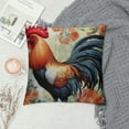 thumbnail image 2 of Chilfamy Rooster Sunflower Throw Pillow Covers Vintage Chicken Floral Rustic Red Plaid Decorative Pillow Covers for Sofa Bedroom Sofa Bed Decor 20x20in, 2 of 5