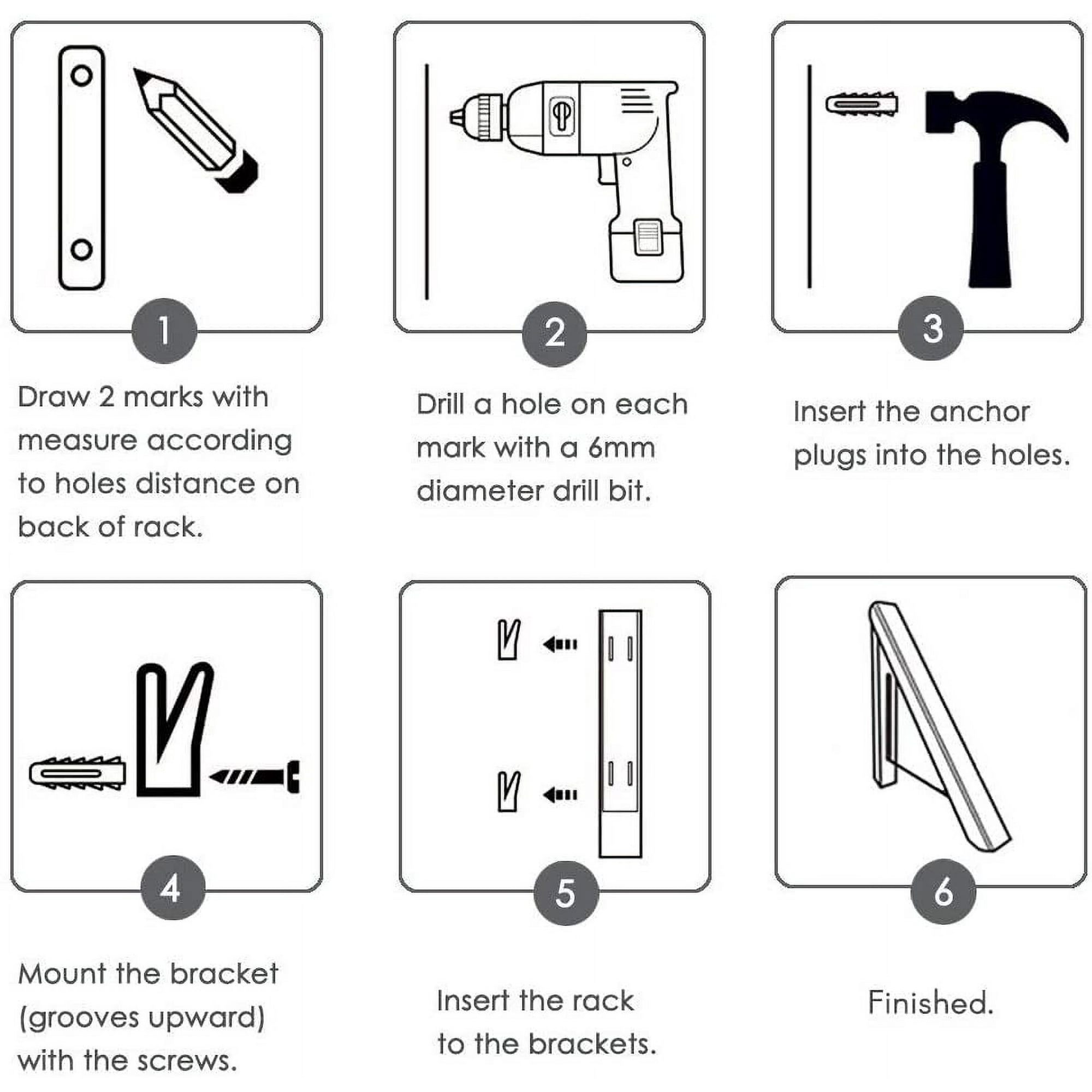 Clothes Drying Rack Wall Mount Folding Clothes Airer Retachable Coat Rail for Laundry Room Bedroom Balcony Motorhome Black Walmart