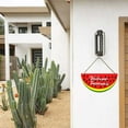 thumbnail image 5 of Eveokoki Welcome Summer Door Sign,11x5.6 Inch Farmhouse Watermelon Summer Decor Sign Welcome Summer Hanging Sign for Home Wall Front Door Kitchen Office Decorations, 5 of 5