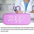 thumbnail image 7 of BOVKE Travel Carrying Case Compatible with 3M Littmann Classic III, Lightweight II S.E, MDF Acoustica Deluxe Stethoscopes - Extra Room for Medical Scissors EMT Trauma Shears and LED Penlight, Purple, 7 of 7