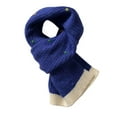 thumbnail image 3 of Bufanda de punto para mujer, chal suave y moderno para ir de compras y hacer deportes al aire libre Azul, 3 of 9