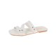 thumbnail image 1 of Mujeres Zapatos de Caminar Estilo Crisscross Correa de Tobillo Sandalias Planas, Correa de Tobillo Pisos Más Tamaño Redondo Pie Abierto Pie de la Playa Zapatos de Verano, 1 of 9