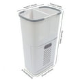 thumbnail image 4 of Movable Household Laundry Basket Bathroom Clothes Storage Basket Multifunctional, 4 of 11
