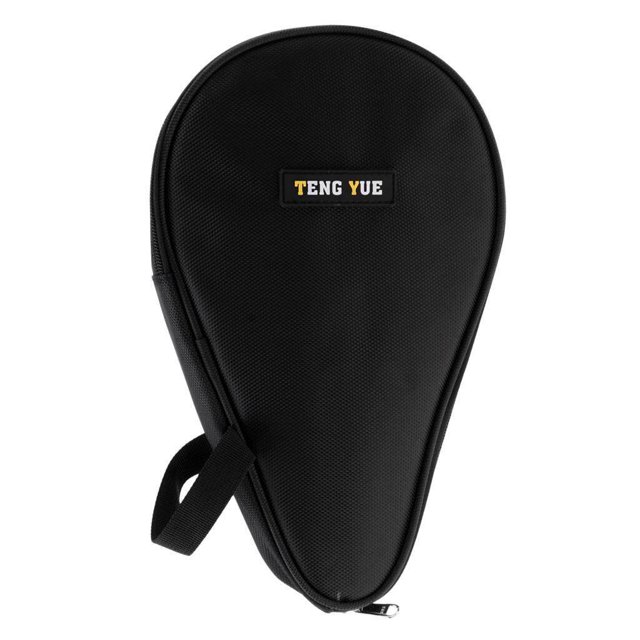 Table Tennis Racket Ping Pong Paddle Bat Case Training Bag Cover Ball Storage Pouch Black