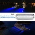 thumbnail image 4 of Almencla 4Pcs Boat Transom Lights Marine Light High Brightness Waterproof Compact Premium Blue Light, 4 of 8