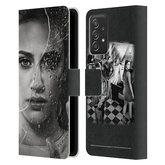 Head Case Designs Officially Licensed Riverdale Broken Glass Portraits Betty Cooper Leather Book Wallet Case Cover Compatible with Samsung Galaxy A52 / A52s / 5G (2021)