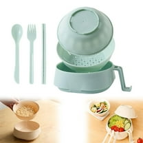 Ramen Cooker Ramen Bowl Set With Chopsticks, 2026 Upgraded Microwave Safe Pasta Cooker Noodle Bowl With Lid, Instant Ramen Bowls For Apartment College Dorm Home Office Ramen Cooker,Green