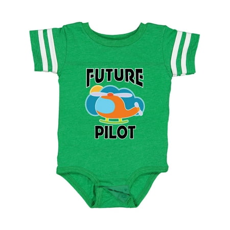 

Inktastic Future Pilot Helicopter Gift Baby Boy or Baby Girl Bodysuit