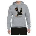 thumbnail image 2 of If It's Not a Doberman It's Just a Dog Gift | Mens Dog Lover Hooded Sweatshirt Graphic Hoodie, Heather Grey, Medium, 2 of 3