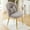 Gray, variant on Ktaxon Vanity Makeup Chair Comfy Accent Chair Small Office Chair for Living Dining Room Bedroom Home Office Faux Rabbit Hair White